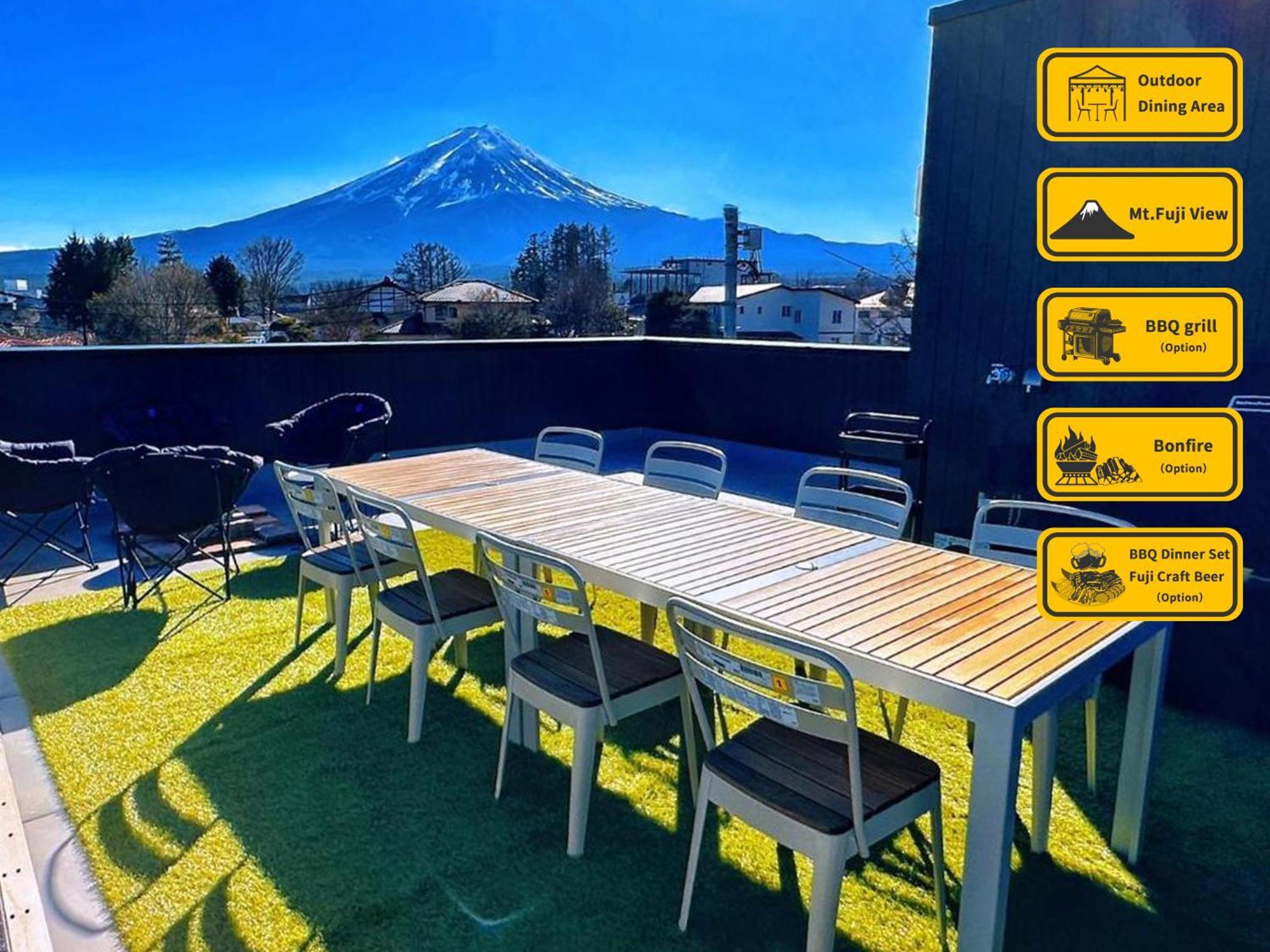ヴィラ山間堂premier Garden Villa Bbq Bonfire Fuji View Annovillas Sankando 후지카와구치코 외부 사진